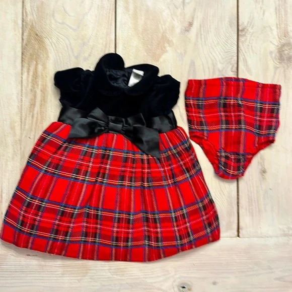 Little Me | Dresses | Little Me Christmas Dress And Undergarment Size 9 Mos  | Poshmark